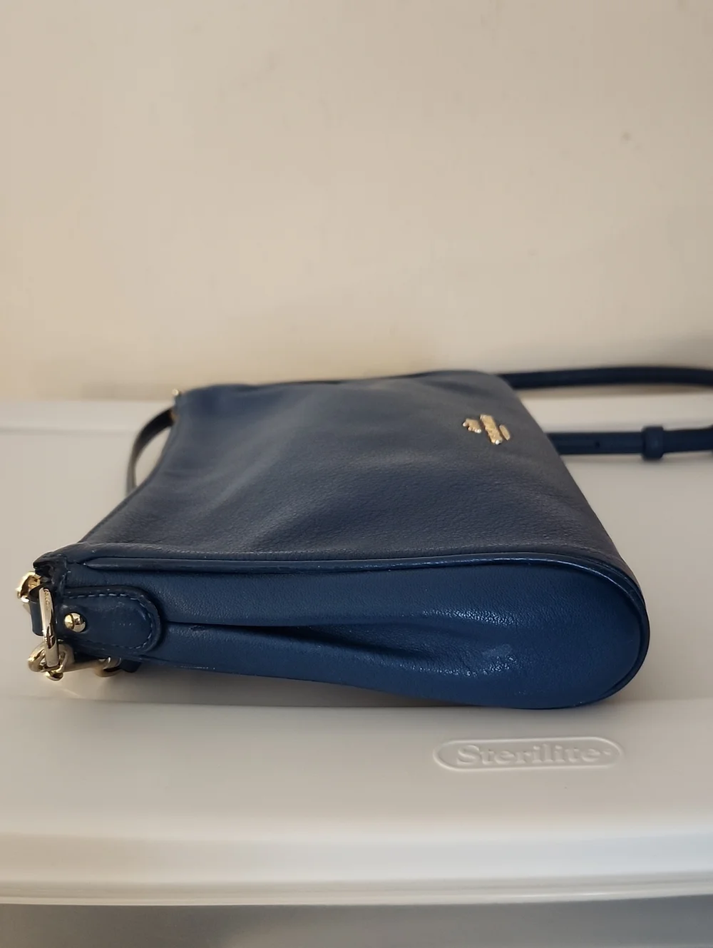 Coach Carrie Leather Crossbody w/Free Coach Signature Wallet